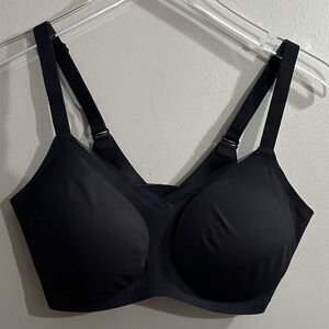 HoneyLove Crossover Bra All Black 36D/DD(E)